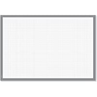 SIGEL HO260 Vade sobremesa de papel- cuadriculado- 59.5 x 41 cm- gris- 30 hojas